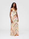Colorful Crochet Lace Camisole Maxi Dress