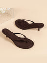 Simple And Stylish High-heeled Flip-flops