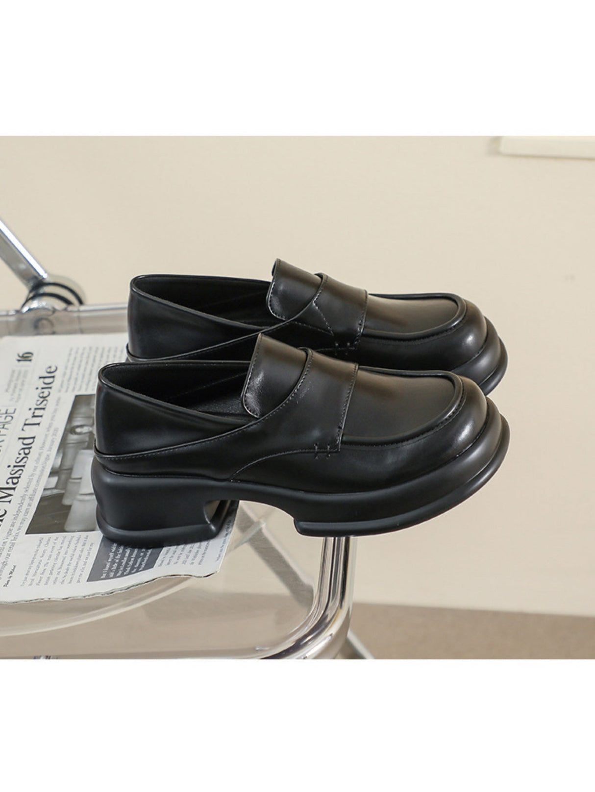 Liber Spring and autumn women's thick-soled loafers