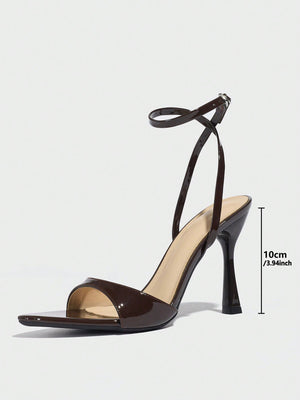 Pink High-heeled Sandals