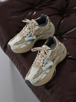 Color-blocked Platform Sneakers