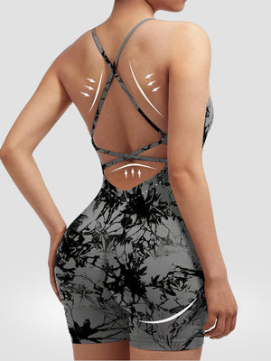 Seamless Quick-drying Beautiful Back And Lifted Buttocks Exercise And Fitness Yoga Jumpsuits&Bodysuits