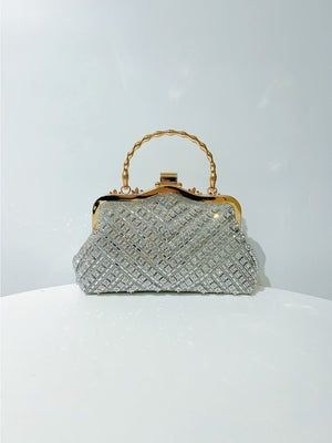 Liber Four Seasons ACC Rivet Diamond Shell Bag
