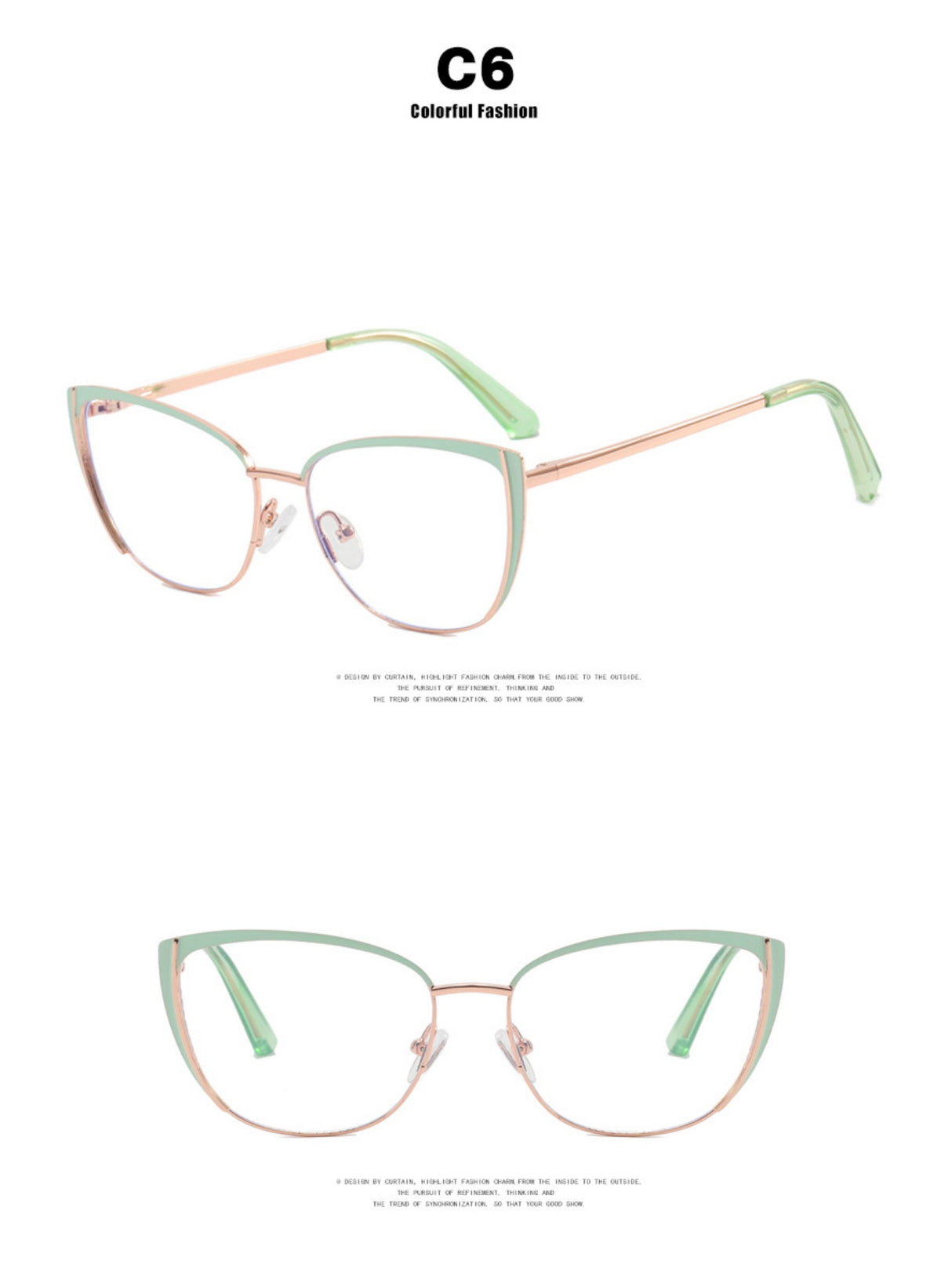 Full-frame Butterfly-shaped Fashion Glasses