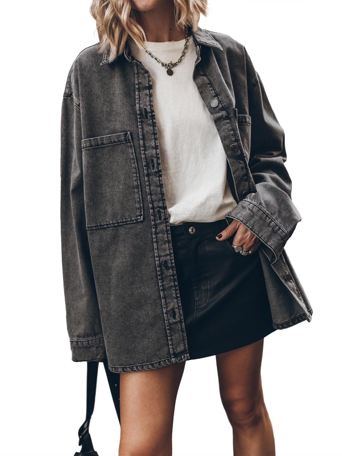 Liber Spring Women's Lapel Solid Color Jackets
