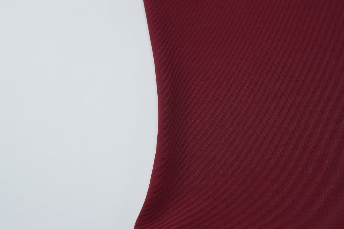 Lace Trim Square Neck Slimming Top