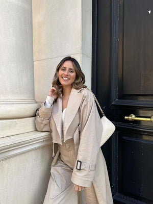 Liber Autumn Women's Buttons Trench Coats