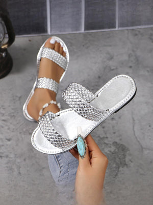 Woven Flat Sandals