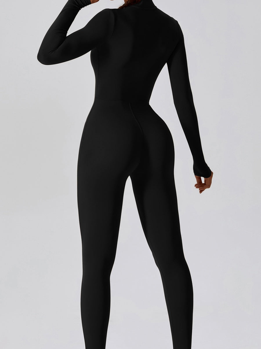 Long-sleeved High Elastic Waist Slimming And Shaping Yoga Fitness Outdoor Jumpsuits/pants