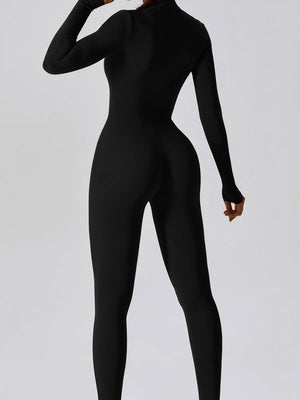 Long-sleeved High Elastic Waist Slimming And Shaping Yoga Fitness Outdoor Jumpsuits/pants