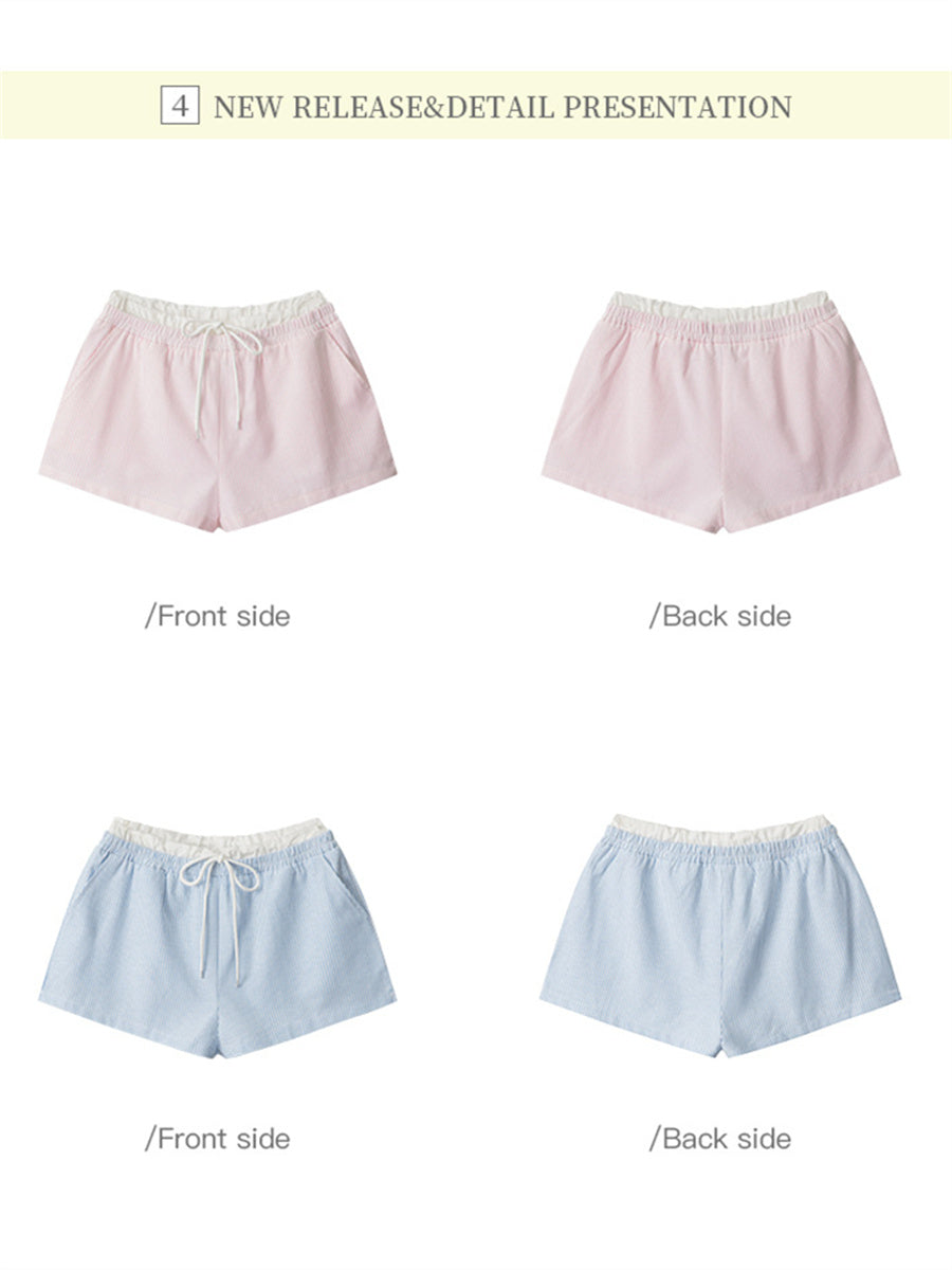 Liber Summer Women's Lace up Shorts