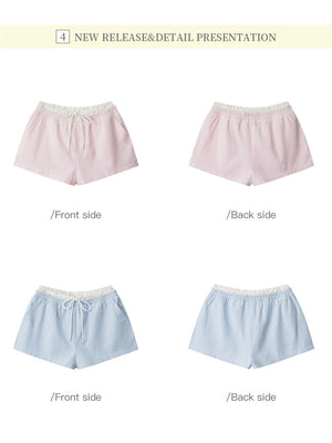 Liber Summer Women's Lace up Shorts