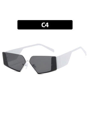 Lunettes de soleil futuristes sans monture