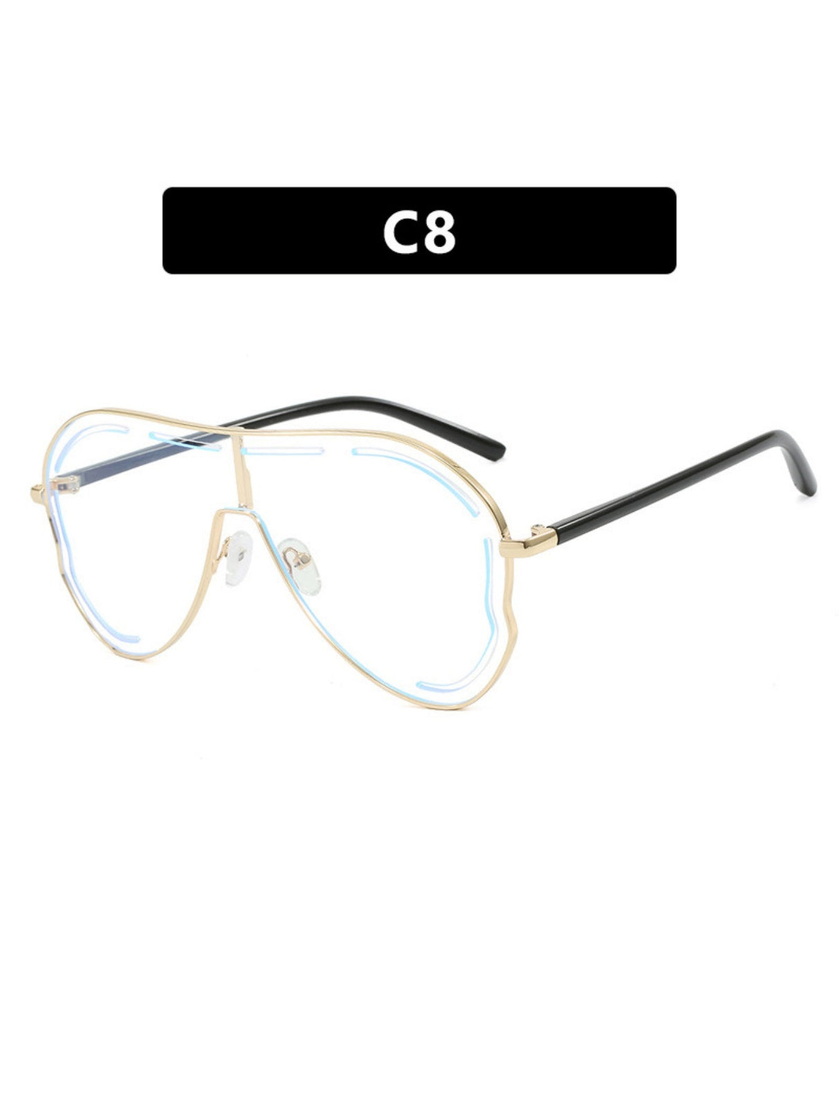 Oversized Aviator Sunglasses