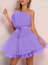 Mesh Bow Tutu Mini&Short Dresses