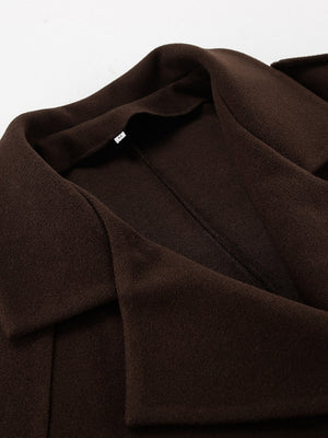 Liber Autumn Women's Woolen cloth Solid Color Jackets