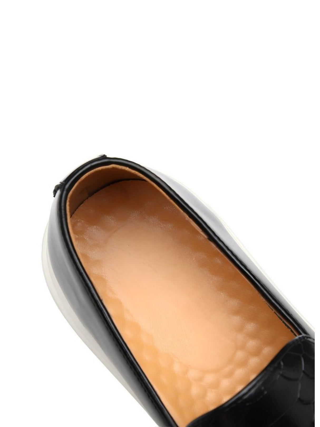 Snakeskin Embossed Slip-on Loafers