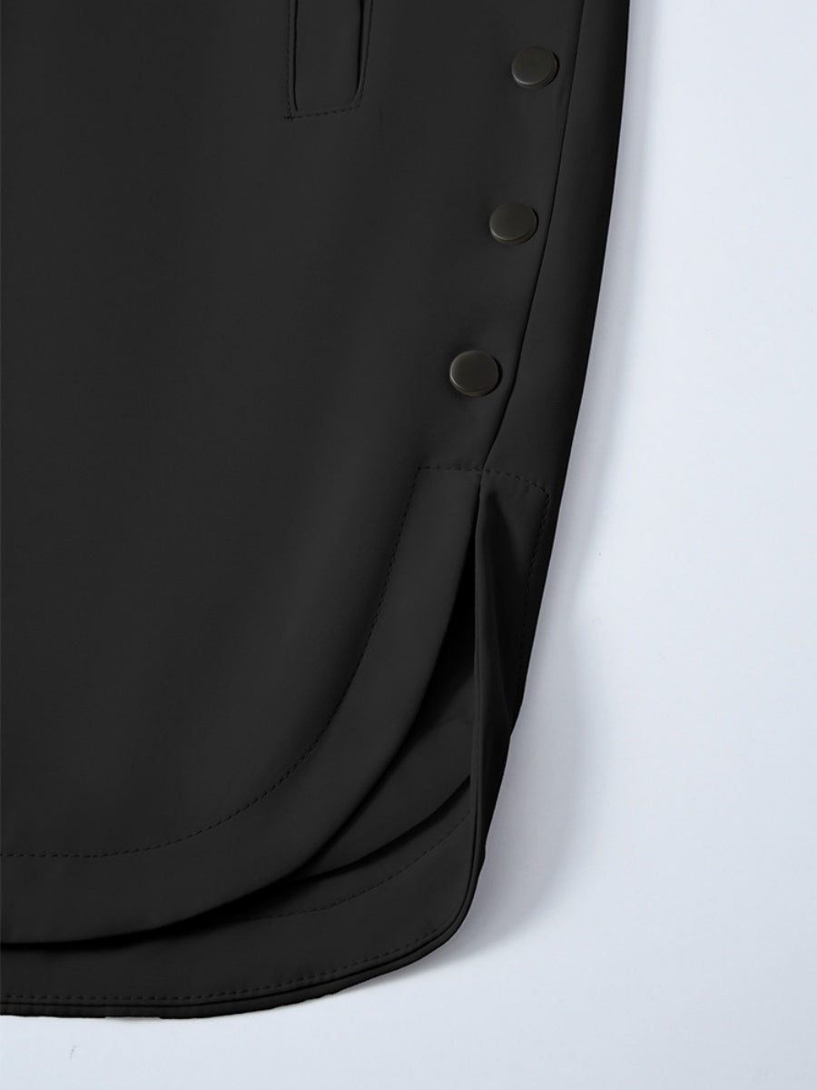 Zipper Version Leisure Outdoor Drawstring Windproof Hooded Windbreaker