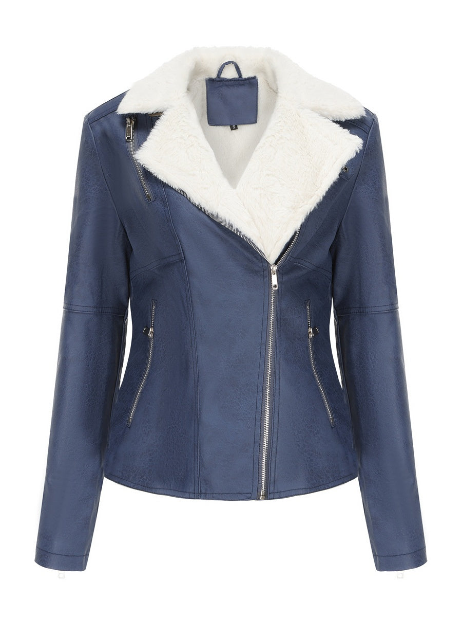 Fur Plush Long Sleeve Keep Warm Jackets