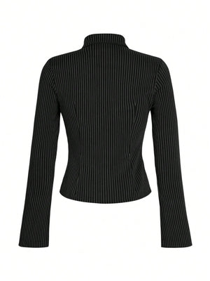 Long sleeve Stripes Slim fit Shirts