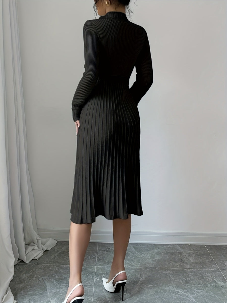 Bandage Slim-fit Knitting Midi Dresses