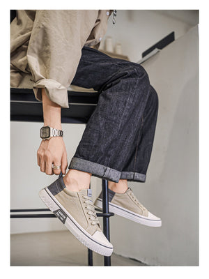 Liber Four Seasons Colorblock Canvas Men's Casual Sports Shoes
