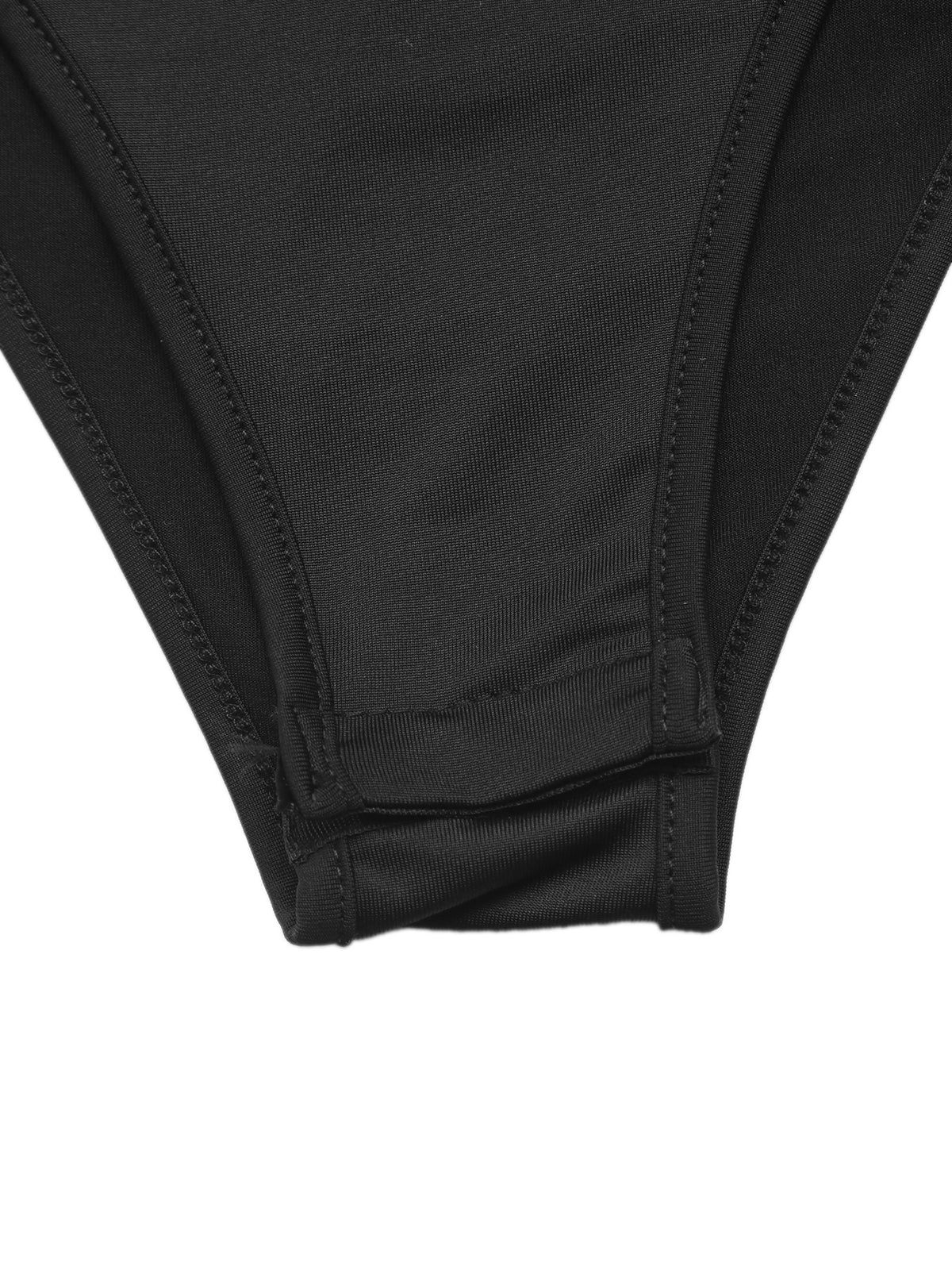 Lace-trimmed Off-shoulder Slim-fit See-through Bodysuit