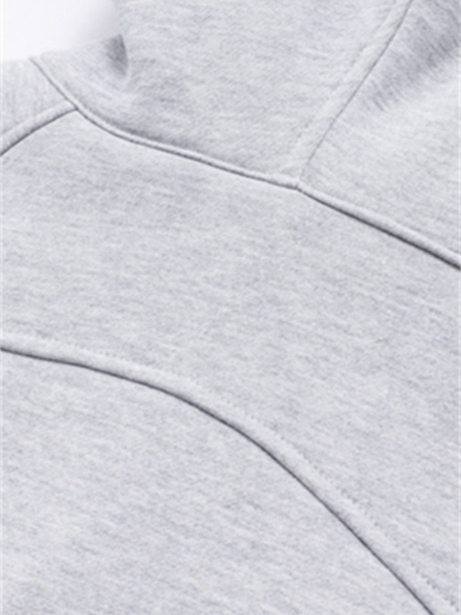 Liber Summer Women's Zipper Color matching Sweatshirts&Hoodies