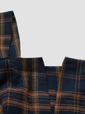 Plaid Camisoles Retro Waist Shaping Big Swing Midi Dresses