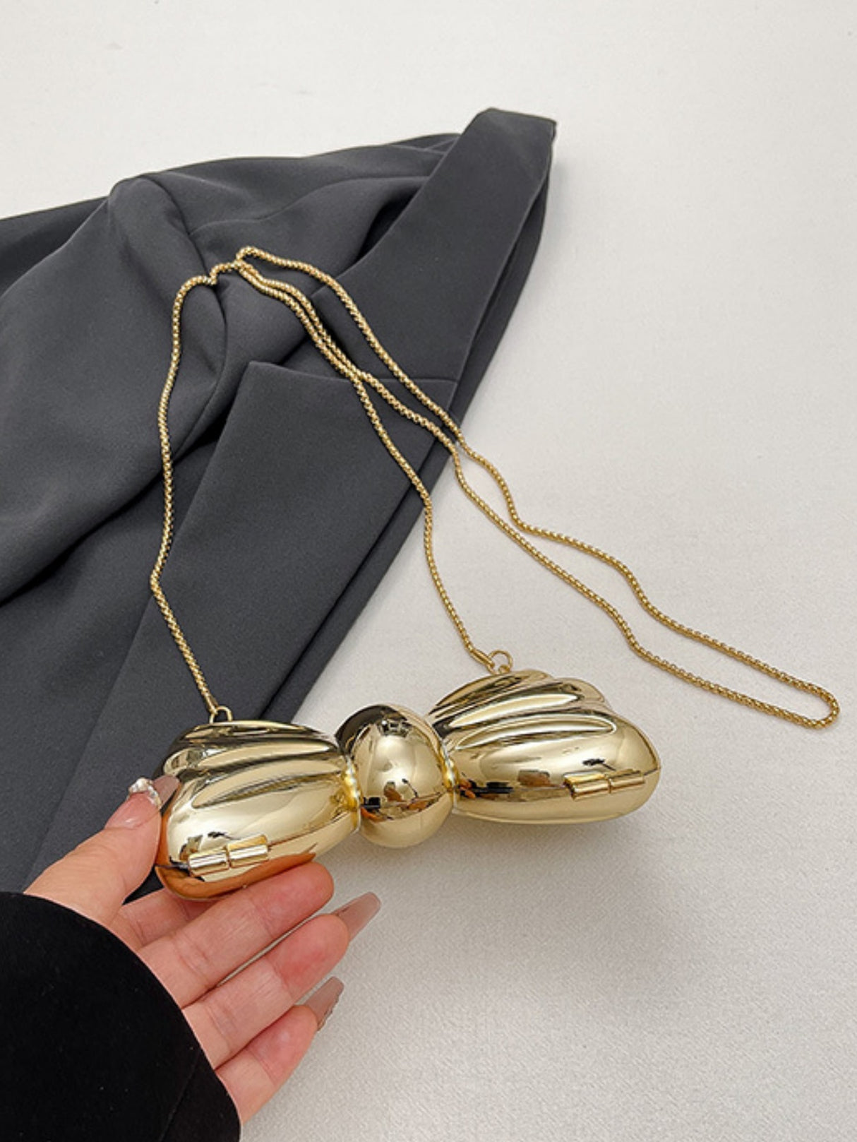 Miniature Bow Evening Chain Shoulder/crossbody Bag