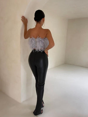 Mao Mao Solid Color Tube Top