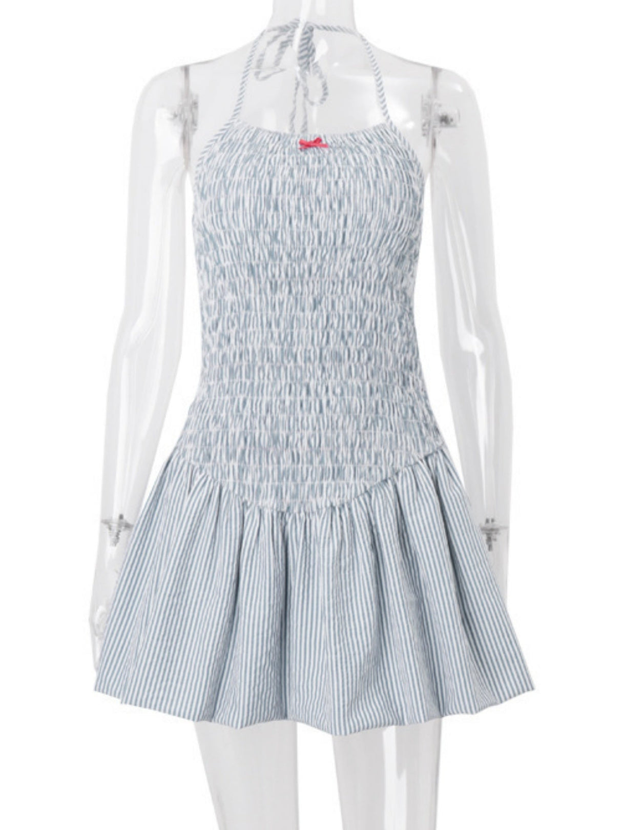 Robes courtes et mini à bretelles et nœud papillon