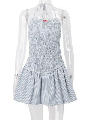 Robes courtes et mini à bretelles et nœud papillon