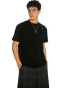 Cleanfit Lightning Dark Pattern Embroidery T-shirts