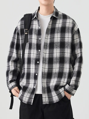 Color Matching Plaid Simplicity Shirts
