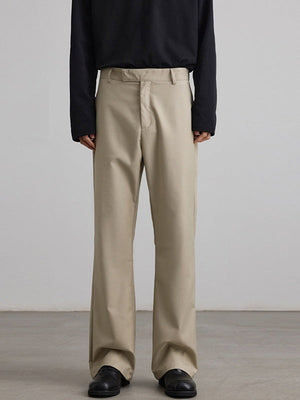 Liber Autumn Men's Solid Color Pants