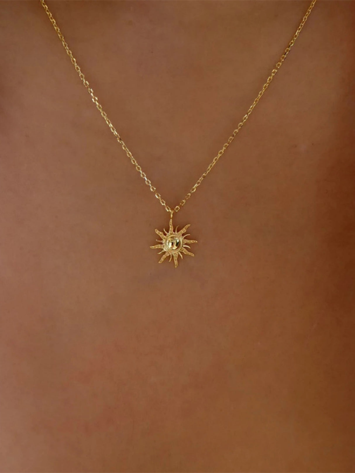 Sun Pendant Necklace