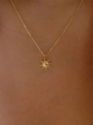 Sun Pendant Necklace