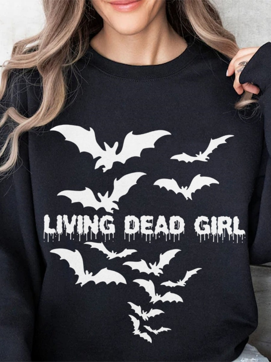 Halloween Pullover Printed Sweatshirt