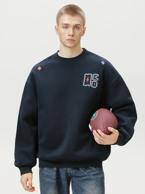 Liber Autumn Neutral wear Embroidered Pattern Pattern Sweatshirts&Hoodies