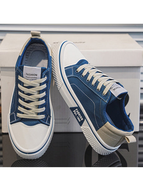 Liber Four Seasons Colorblock Canvas Men's Casual Sports Shoes