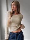 Tight-fitting Top Sweaters Casual T-shirt
