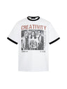 Retro Figure Printed Loose-fit T-shirts