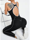 Color Matching Beautiful Back And Lifted Buttocks Exercise And Fitness Yoga Jumpsuits&Bodysuits