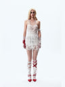 Bra Triangle Deconstructed High-waisted Dress