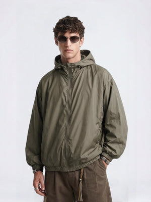 Outdoor Hooded Zipper Sunscreen Coat