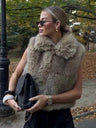 Faux Fur Short Warm Thick Vest Jacket