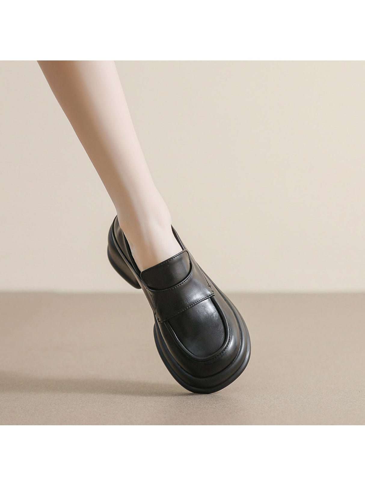 Liber Spring and autumn women's thick-soled loafers