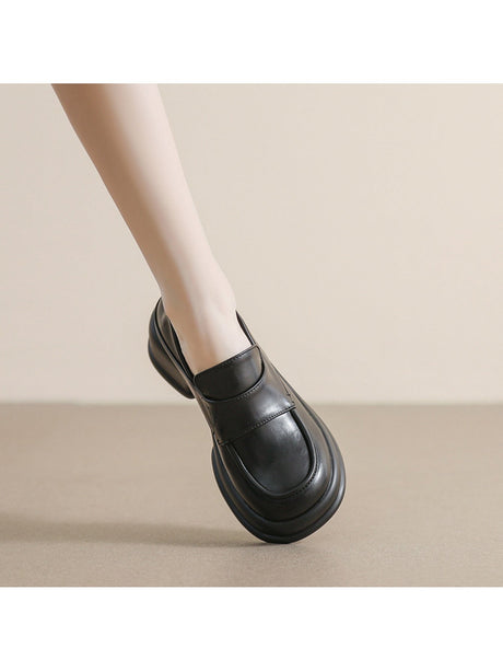Liber Spring and autumn women's thick-soled loafers
