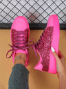 Sequined Women's Sneakers